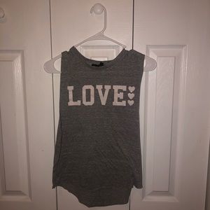 Love tank top size small